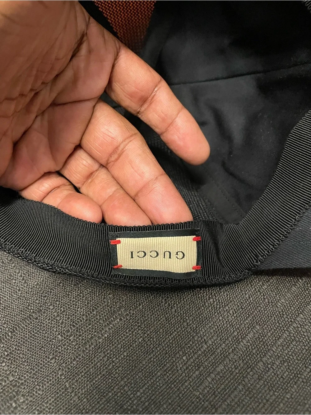 Gucci Embroidered Logo Baseball Cap